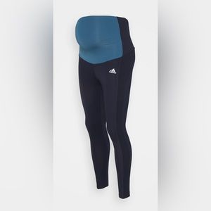 Maternity Leggings by Adidas Performance Navy Blue Size XS